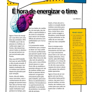 07 a 13 de janeiro de 2024 - Hora de energizar o time!