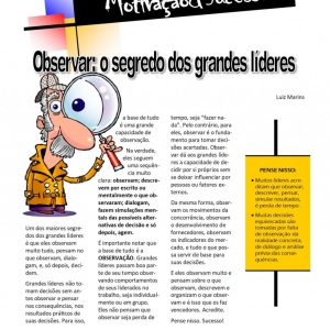 30 de agosto a 05 de setembro de 2026 - Observar_o segredo dos grandes líderes
