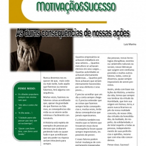 10 a 16 de agosto - As duras consequências de nossas ações