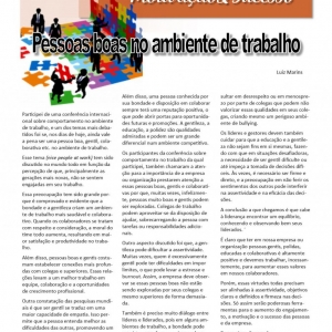 13 a 19 de outubro de 2024 - Pessoas boas no ambiente de trabalho