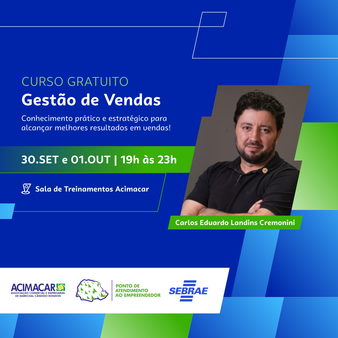 Curso: Gestão de Vendas