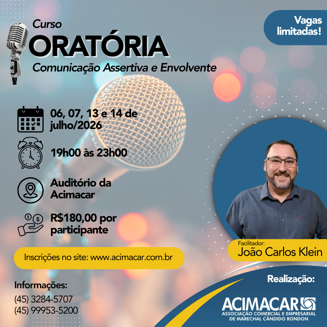 Curso: Oratória - Comunicação Assertiva e Envolvente 