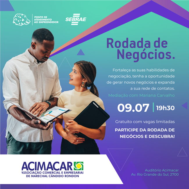 Rodada de Negócios do Ponto de Atendimento ao Empreendedor