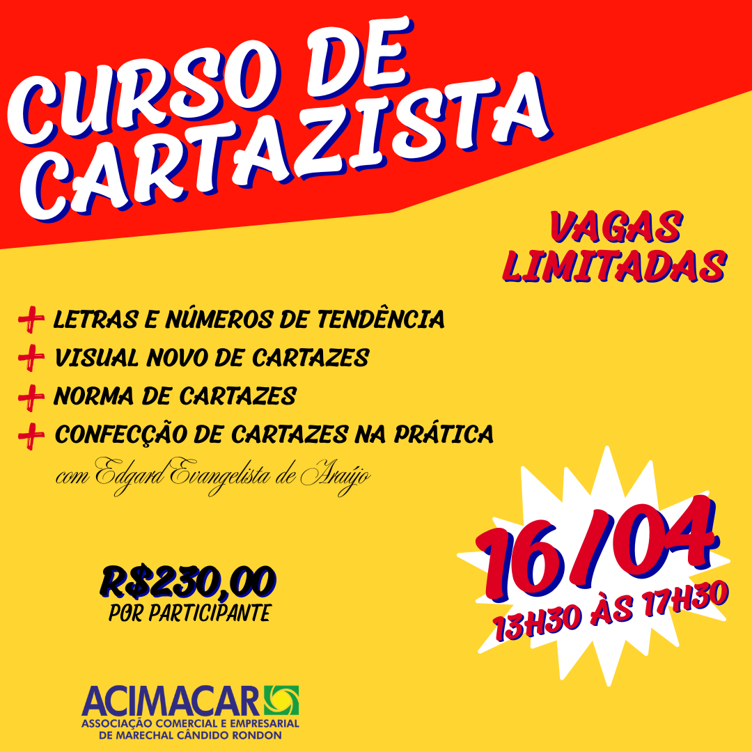 Curso de Cartazista